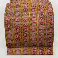 ◆うさうさ393◆美品◆龍村美術織物◆正絹　開き名古屋帯　唐花雙鳥長斑錦模様 ◇うさうさ393◇美品◇龍村美術織物◇正絹 開き名古屋帯 唐花雙