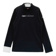 サイズ：2 NEW BALANCE GOLF ニューバランス 2024年モデル モックネック 長袖 Tシャツ  ブラック系 [240101435741] ゴルフウェア レディース ストスト