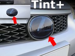 Tint+カット済み エンブレム スモークフィルム(スモーク20% 前後2枚セット) 前期 レクサスCT CT200h ZWA10 ctのサムネイル