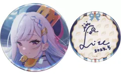 リゼ・ヘルエスタ　誕生日　全力応援セット　にじさんじ　缶バッジ&チェキ風カード リゼ・ヘルエスタ 誕生日 全力応援セット にじさんじ 缶バッジ