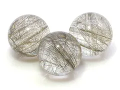 1粒売り シルバールチルクォーツ 15mm パワーストーン バラ売り 天然石 パワーストーン ばら売り ビーズ 穴あき 1玉売り