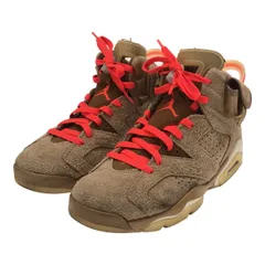 NIKE × TRAVIS SCOTT ナイキ × トラヴィス スコット 25cm AIR JORDAN 6 RETRO DH0690-200 British Khaki 付属有り