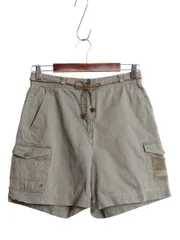 【お得なクーポン配布中!】 90s ローレン ラルフローレン サファリ カーゴ ショートパンツ レディース 実寸 28 古着 オールド ポロ ハンティング チノ 短パン ジョーツ