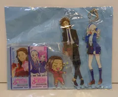 バンダイナムコピクチャーズ アイカツ!シリーズ5thフェスティバル!! アクリルバッジスタンドキーホルダー ver.5th FES(MENKATSU!) ジョニーセット