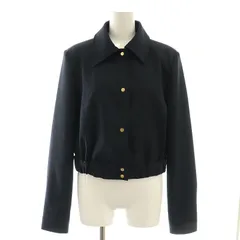 エイミーイストワール eimy istoire 24SS ゴールドボタンスクエアブルゾン ステンカラー F 紺 ネイビー /AT ■OSのサムネイル