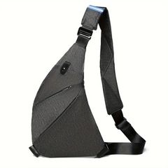 新品 【実用性＆安全性】多機能盗難防止チェストバッグ - マルチポケットショルダーバッグ kkkgro