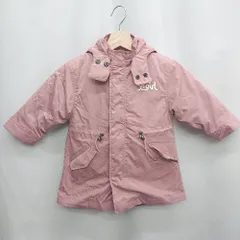 ◇ ⊆ X-girl カジュアル　キッズ　タグに名前あり 長袖 ダウンジャケット サイズ90 ピンク系 レディース E  【1505130008128】