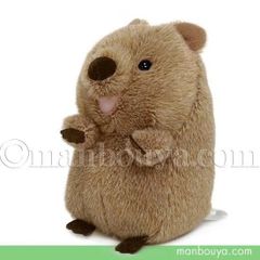 クオッカ ぬいぐるみ 動物 内藤デザイン研究所 大陸散歩 ぽちゃまるS クアッカワラビー 11cm 動物園グッズ