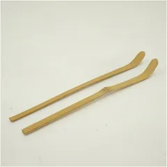 而妙斎好　竹茶杓2本セット（箱付） 茶道 茶道具 おしゃれ 抹茶 茶しゃく 茶匙 茶さじ 茶器 道具 骨董 お茶 茶会 茶の湯 茶席のサムネイル