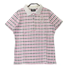 サイズ：L KAPPA GOLF カッパゴルフ  半袖ポロシャツ チェック柄 ホワイト系 [240101436784] ゴルフウェア レディース ストスト