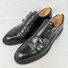 【希少モデル】Alden シングルモンクストラップ シューズ US9D 黒 poe-165912.jpg