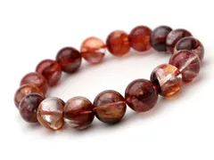 「1点もの 現品」 天然 オーラクォーツ ブレスレット 12.1mm パワーストーン ブレスレット レディース メンズ 天然石