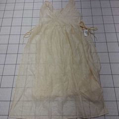 ◇ ⊂ SM2 サマンサ モスモス シンプル系 ノースリーブ ロング丈 ワンピース サイズF ベージュ系 レディース E  【1509100026099】