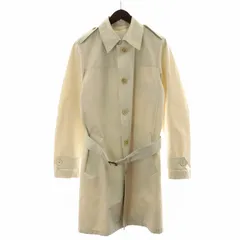 プラダ PRADA トレンチコート シングル ミドル 44 XL オフホワイト /AQ ■GY05のサムネイル