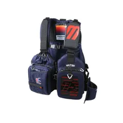 オレンジブルー MZLJ-590 mazume レッドムーンライフジャケットIX F ネイビー | 釣具 釣り フィッシング