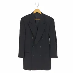エンポリオアルマーニ EMPORIO ARMANI 80~90S イタリア製 ピークドラペル ダブルブレスト ロングテーラードジャケット メンズ EUR：48 のサムネイル
