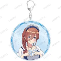 【中古】雑貨 中野三玖(スノーメイドver.) 描き下ろしイラスト BIGアクリルキーホルダー 「映画 五等分の花嫁」