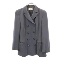 ナザレノガブリエリ イタリア製 テーラードジャケット グレー系 Nazareno Gabrielli ダブルボタン レディース 【中古】  【230220】
