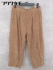 ◇ KBF ケービーエフ URBAN RESEARCH コーデュロイ ワイド パンツ サイズ36 ブラウン レディース 【中古】 【1002802339639】