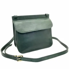 ロンシャン ショルダーバッグ レザー ミニショルダーバッグ 革 グリーン 緑 LONGCHAMP ミニバッグ ポシェット クロスボディー 斜め掛け バッグ バック カバン 鞄 【中古】