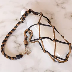 パラコード ボトルホルダー ドリンクホルダー ペットボトル ホルダー バンドメイド 推しカラー   500ml 黒 クロ ブラック カーキ 茶色