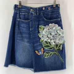 DOLCE&GABBANA ドルガバ ダメージ加工 デニム スカート y2k ドルチェ&ガッパーナ D&G デニム ミニスカート ダメージ加工