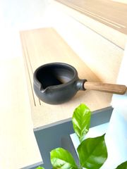 【正規品】馬場勝文　耐熱ミルクパン（右利き用・黒）