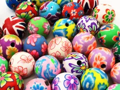 とんぼ玉　樹脂　ビーズ　丸　12mm100個ミックス　ハンドメイド　AP1371