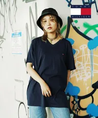 新品 未使用 並行輸入 トミー ヒルフィガー TOMMY HILFIGER Core Flag Core Plus 半袖Tシャツ 09t2225 Vダークネイビー【メール便】