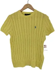 ポロラルフローレン POLO RALPH LAUREN ショートスリーブケーブルニット レディース import：M 