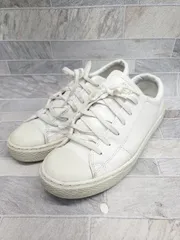 ◇ Θ converse LEATHER ALL STAR COUPE OX 31301810 ローカット スニーカー サイズ23.5ｃｍ ホワイト レディース P  【1409090043192】