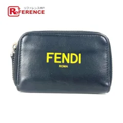 新品未使用✨FENDI フェンディ ペカン ケース 小銭入れ 63447 FENDI 極 美品 フェンディ ペカン レザー PVC ブラック コインケース
