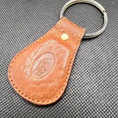 Polo Ralph Lauren ポロラルフローレン レザー キーホルダー キーリング ブラウン系