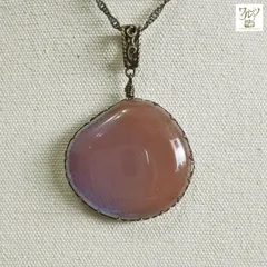 シラス オパール ロングネックレス・サフィレット風A