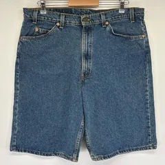 古着 90's/90年代 リーバイス Levi's USA製 ショートパンツ 550 半ズボン ハーフパンツ 短パン オレンジタブ w38 L11  ブルー メンズ
