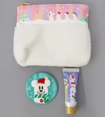 【中古】グッズセット 集合(スノースノー) ポーチ＆ミラー＆ハンドクリームセット 「ディズニー・クリスマス2019」 東京ディズニーリゾート限定