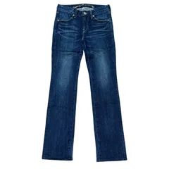 LEVI'S LADY STYLE SA592-0002 日本製 ストレッチ スリム ストレートデニム 濃紺 インディゴ サイズ26 レディースXS リーバイス