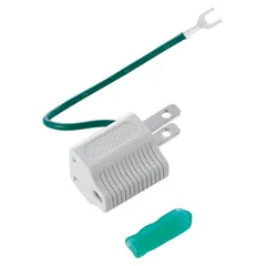 （まとめ買い）サンワサプライ 3P→2P変換アダプタ 3P 1個口 グレー TAP-AD1GYN 【×5セット】