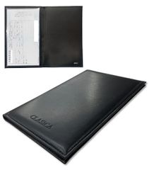 新品 [ヨネキチ] 車検証ケース 新サイズ 本革 高級 ハンドメイド 老舗革工房製造 電子車検証 文字転写しない 新規格 CLASICA クラシカ (スムース革 ブラック)のサムネイル