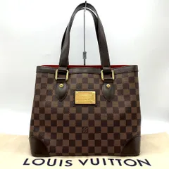 【最終セール5/16まで】＼美品／LOUIS VUITTON ルイ・ヴィトン ハムステッドMM トートバッグ ダミエキャンバス ブラウン 茶 N51204 レディース ファッション