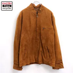90s vintage Banana Republic スエード レザージャケット メンズ 表記Lサイズ