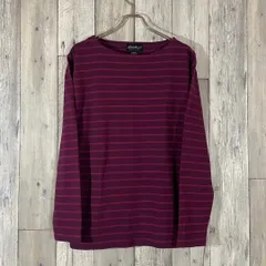 Eddie Bauer エディーバウアー ボートネック ボーダー ロンT M