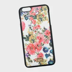 DOLCE&GABBANA iPhone8ケース 薔薇柄ピンク レザー iPhone、AirPods、AirTag用カバー | ドルチェ＆ガッバーナ®