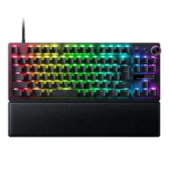 ラピッドトリガー 搭載 Razer レイザー Huntsman V3 Pro Tenkeyless JP 調整可能なアクチュエーション搭載のアナログ ゲーミングキーボード オプティカルスイッチ 押下圧 40G リストレスト付属 日本 [ブラック] [JP配列]のサムネイル
