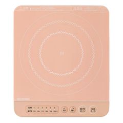 アイリスオーヤマ IHコンロ 1口 IHクッキングヒーター 1400W 卓上 デザイン IHK-T37-P ピンクのサムネイル