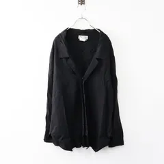 ヨウジヤマモト Yohji Yamamoto キュプラスキッパーシャツ 1/ブラック ブラウス トップス 長袖【2400014014327】のサムネイル