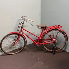 東京・直接引き取りの場合は値下げ】レトロ 郵便局 自転車 赤 実用車