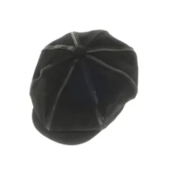 【中古】ラムロフ LAMROF × Indietro Association スエード キャスケット ブラック【サイズFree】【メンズ】