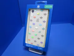 adidas  アディダス iPhone XR ケース  クリア x シルバー ロゴ  adidas Originals アディダス オリジナルス