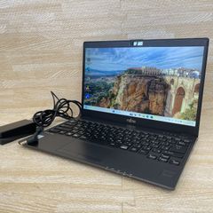 【新品SSD搭載】FUJITSU FMVU1400PZ i5-8250U 8GB SSD 256GB office 2021 windows 11 ノートパソコン カメラ 動作品  NO.Y4102